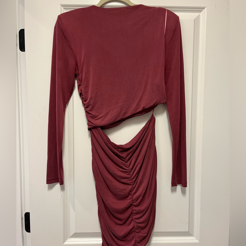 Bardot Rosa Ruched Mini Dress - Picture 4 of 6